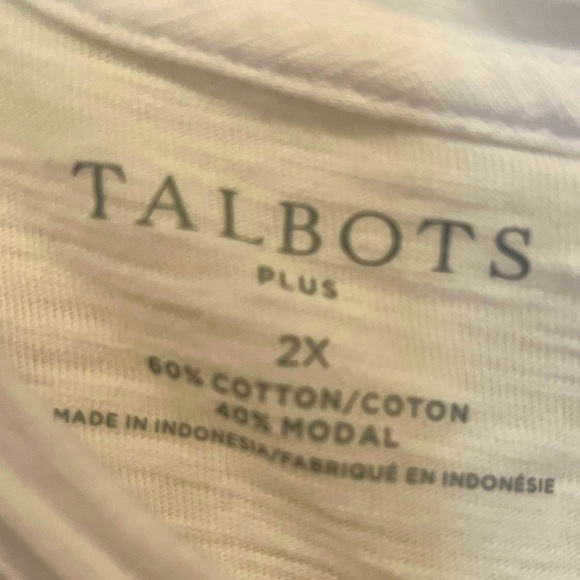 2X Rainbow tie-dye tee by Talbots - Picture 4 of 5